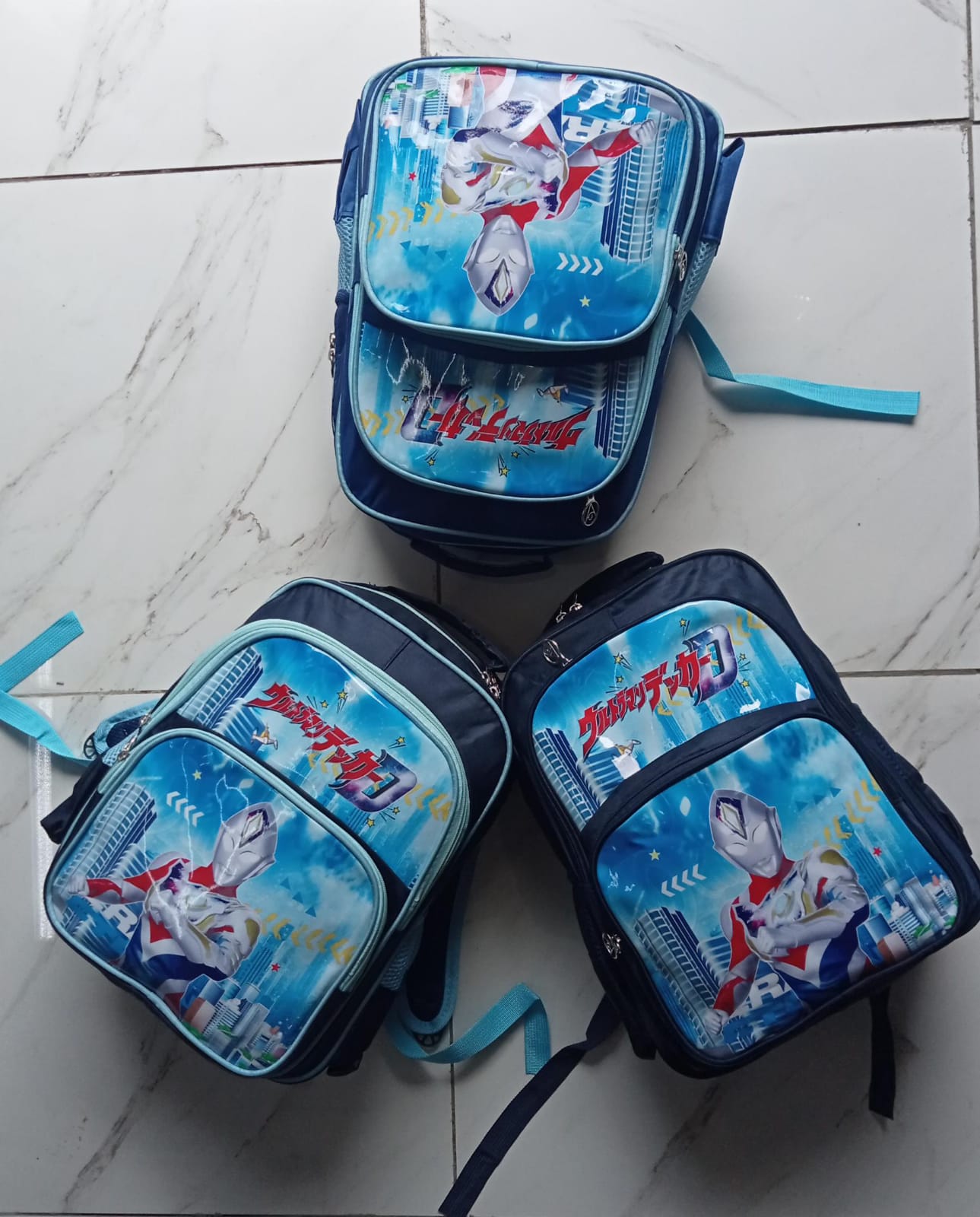 Disney Cartoon 3 compartment School Bag, Ideal for grade 1-4, Cute Girls Primary School Bag Frozen Elsa/Anna Backpack Kindergarten Gift