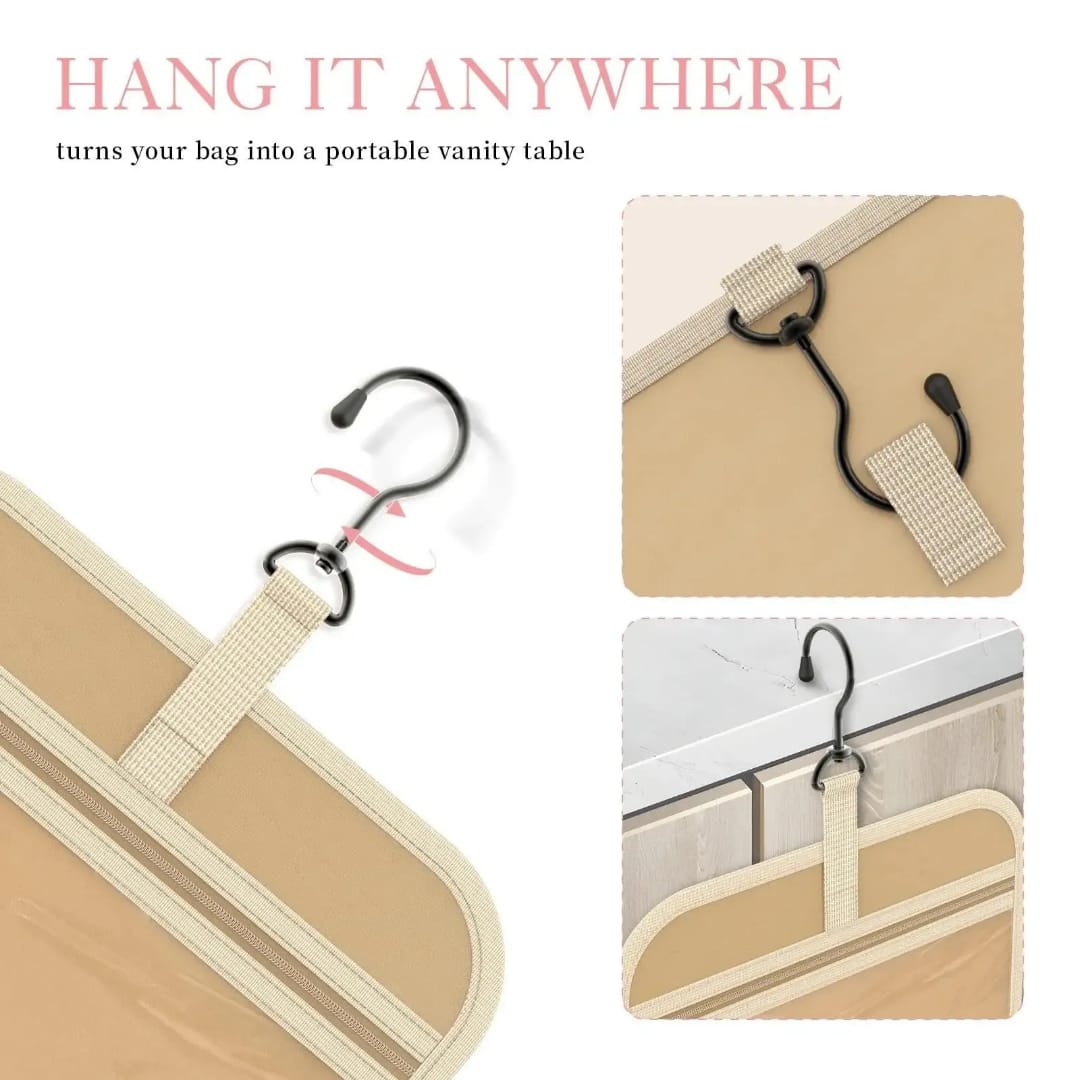 High quality waterproof Toiletry bag with hook