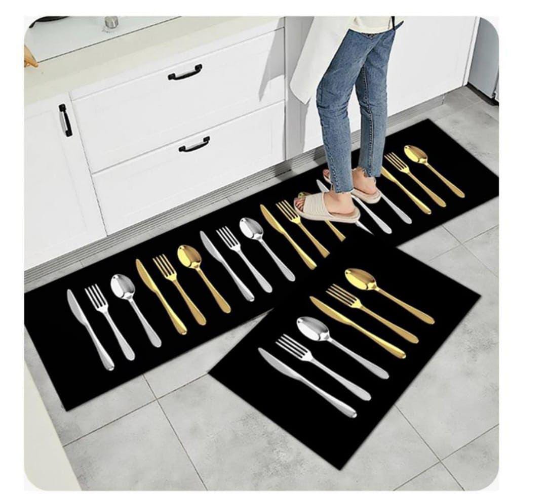 2 pcs Kitchen rubber Mats