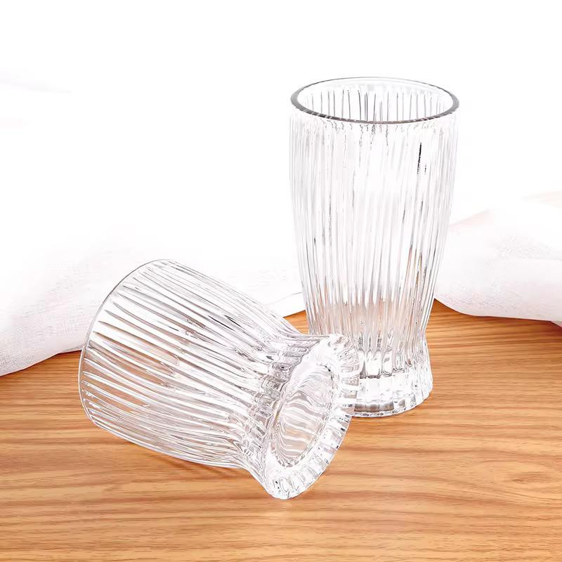 Vertical Stripe Glass Drinkware sets