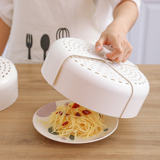 Foldable Plastic food cover with vents