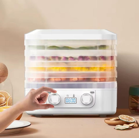 5 Layer Food Dehydrator
5 Spacious, Stackable Drying Layers