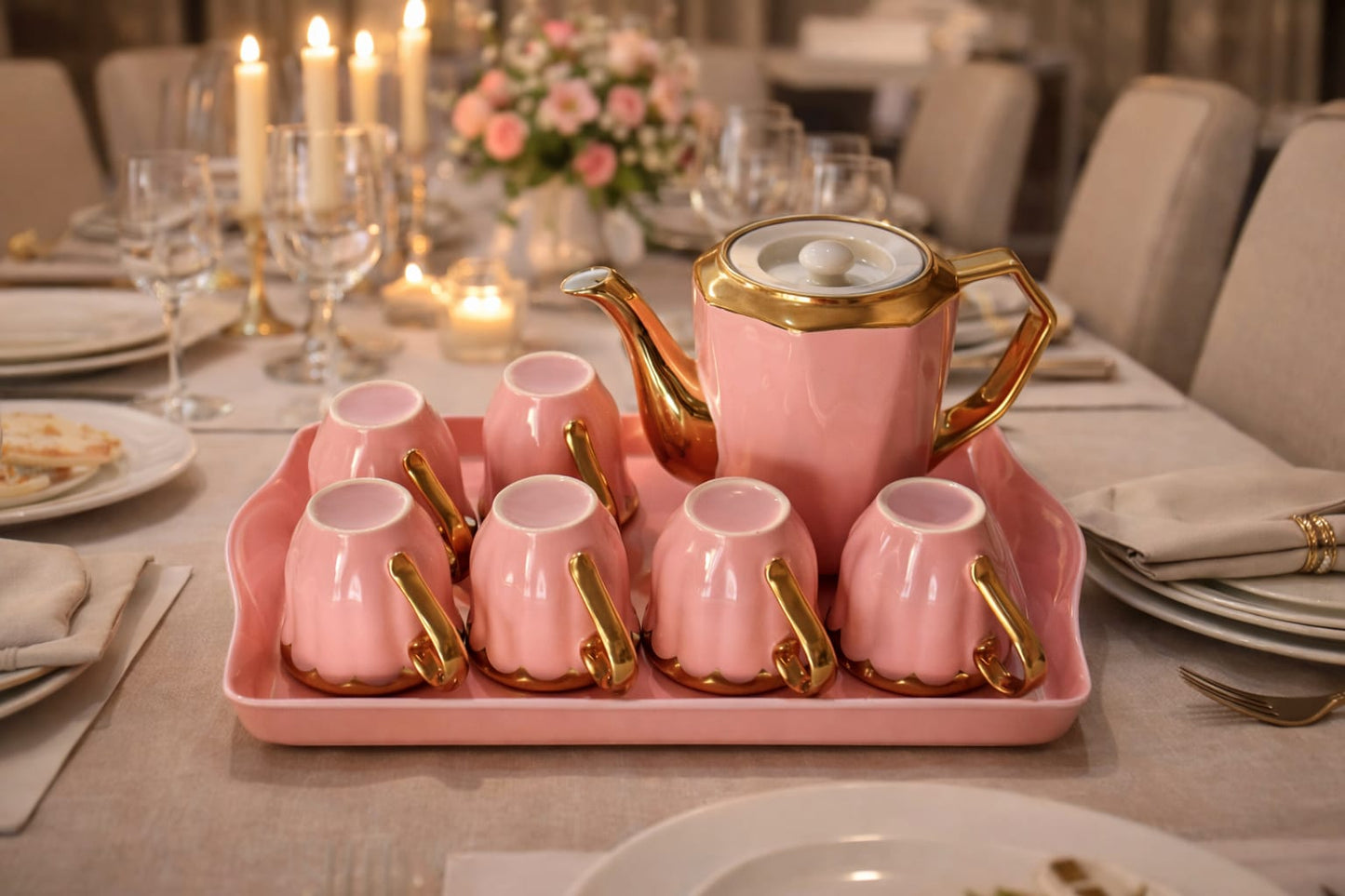 Blush Royale Tea Set