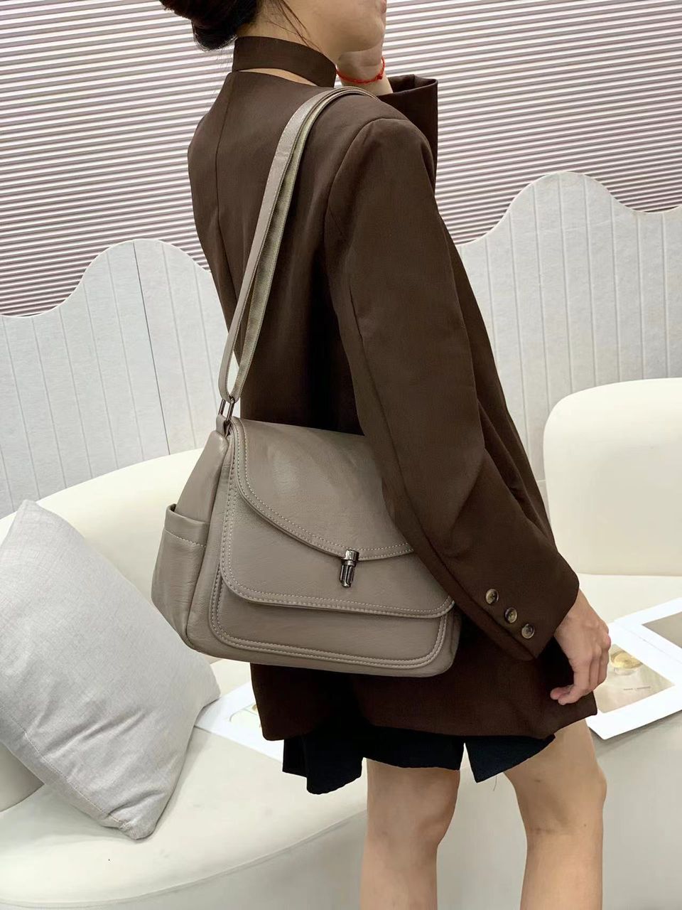 Quality Leather Sling Bag