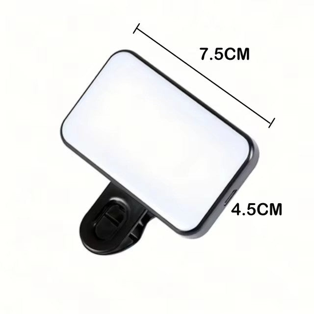 Portable Mini Selfie fill light rechargeable 3 modes adjustable brightness clip for mobile phone computer fill light