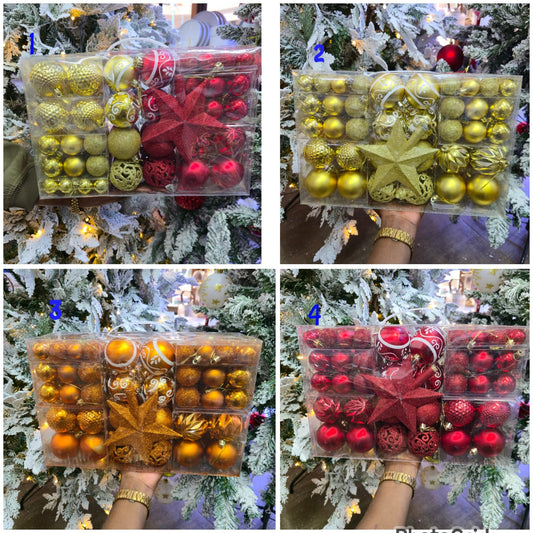 101pcs Christmas Tree Decor Balls