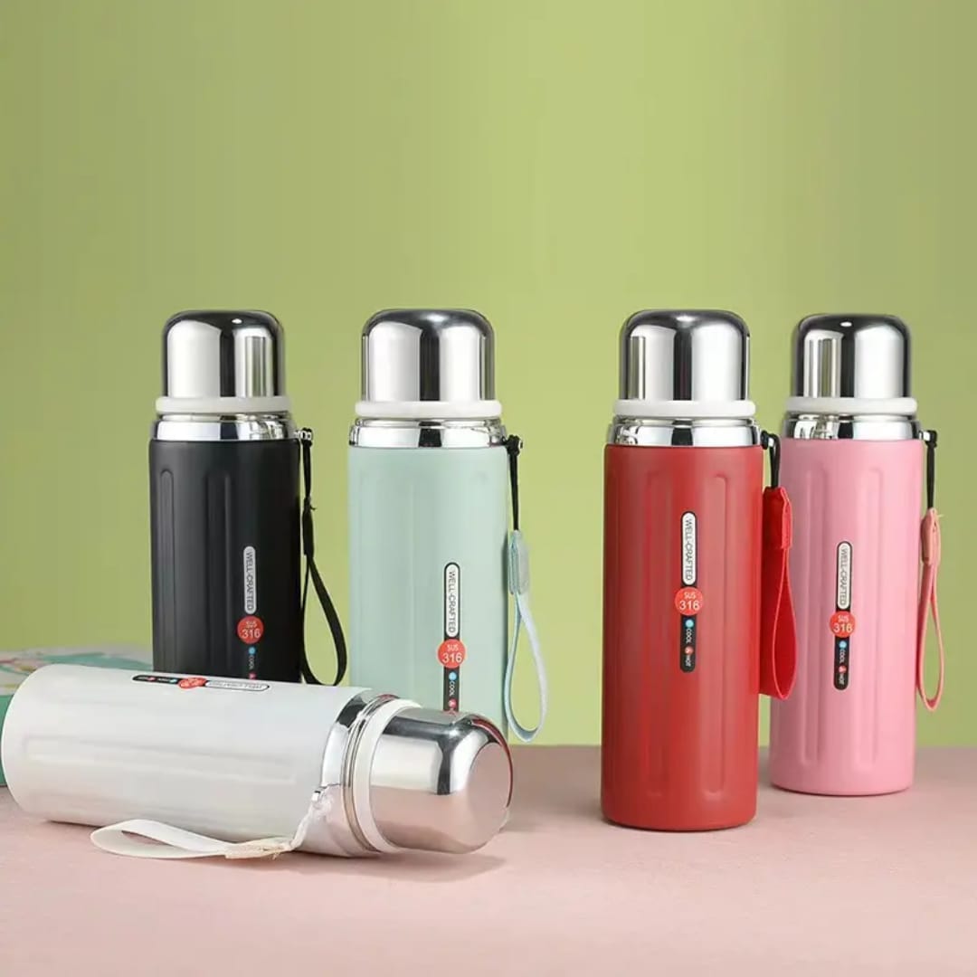 Portable 800ml well crafted Stainless Steel Vacuum Flask