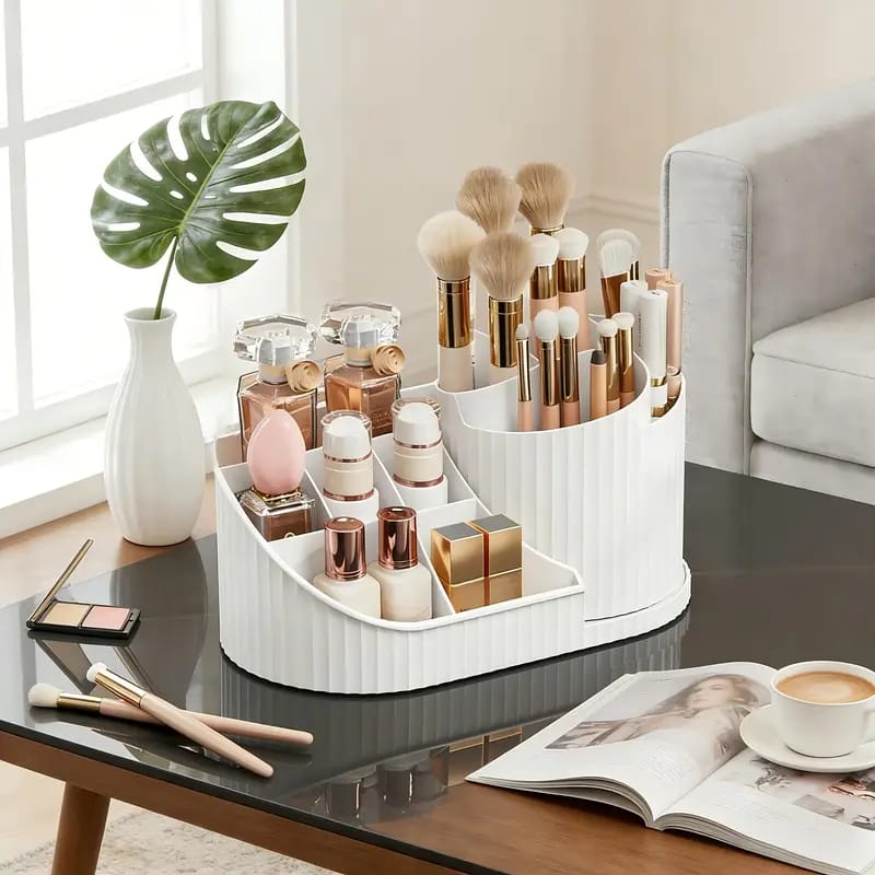 *360° Rotatable Cosmetics Storage Organizer