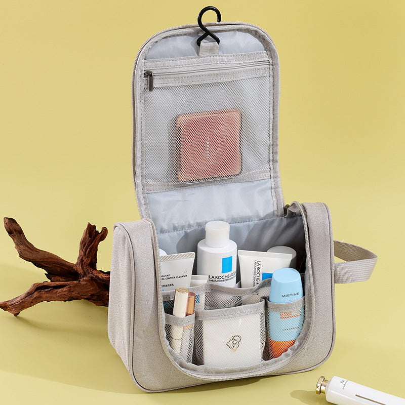 Portable travel cosmetic bag