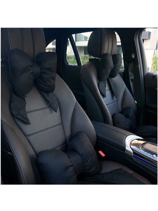 Luxury Bow car seat cushion set
