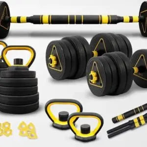 6-in-1 adjustable dumbbell set
Plastic Coated Dumbbells