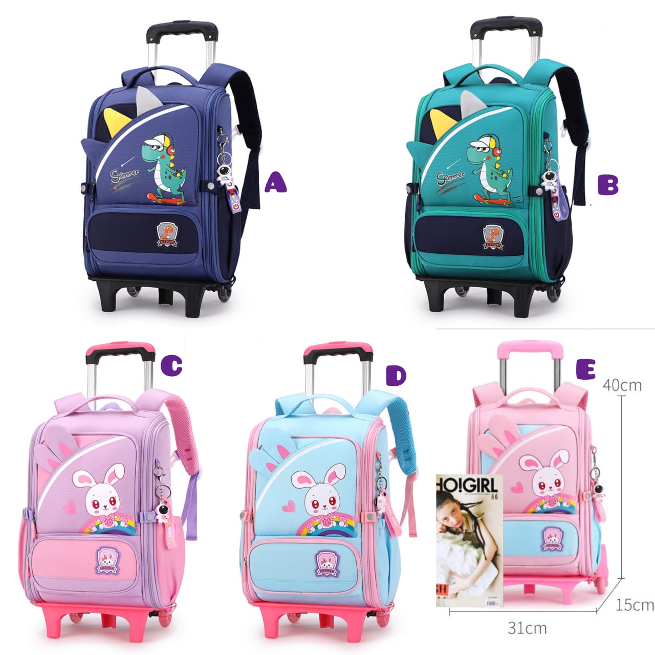 EXCELLENT QUALITY TROLLEY SCHOOL BAG