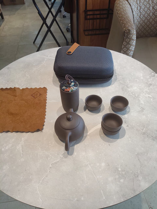 Portable Ceramic Travel Tea Set