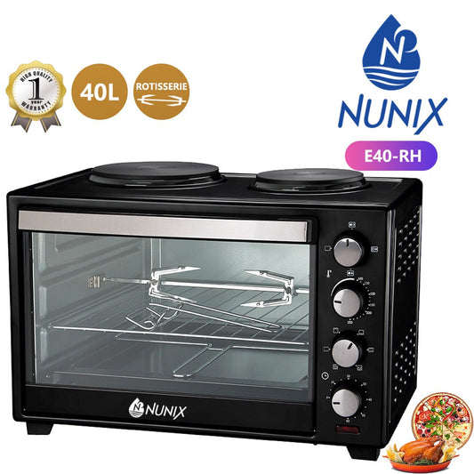 Oven with Double Hot Plate, model E40-RH