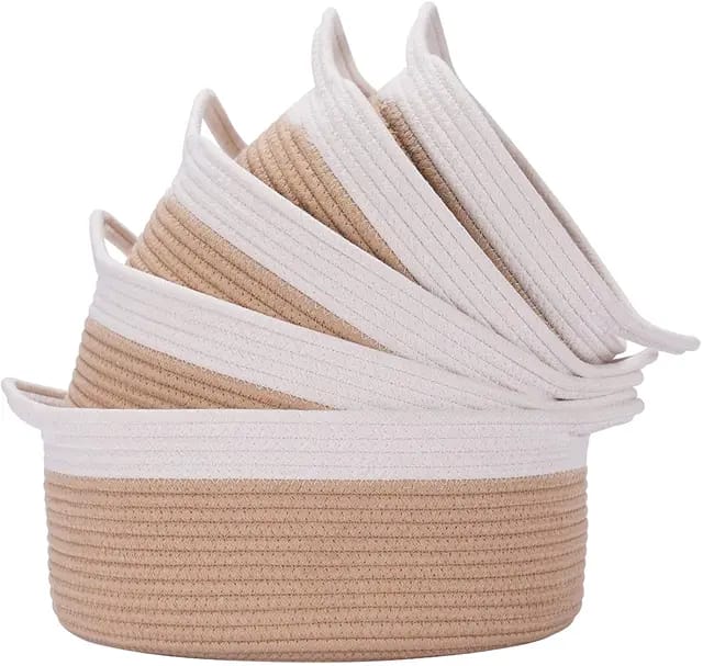 Cotton rope basket