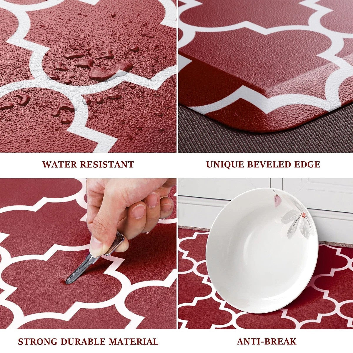 Cushioned Anti-Fatigue Kitchen Rug Mat