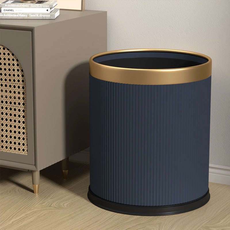 12L Cylindrical Exquisite Plastic Trash Can/ Dustbin