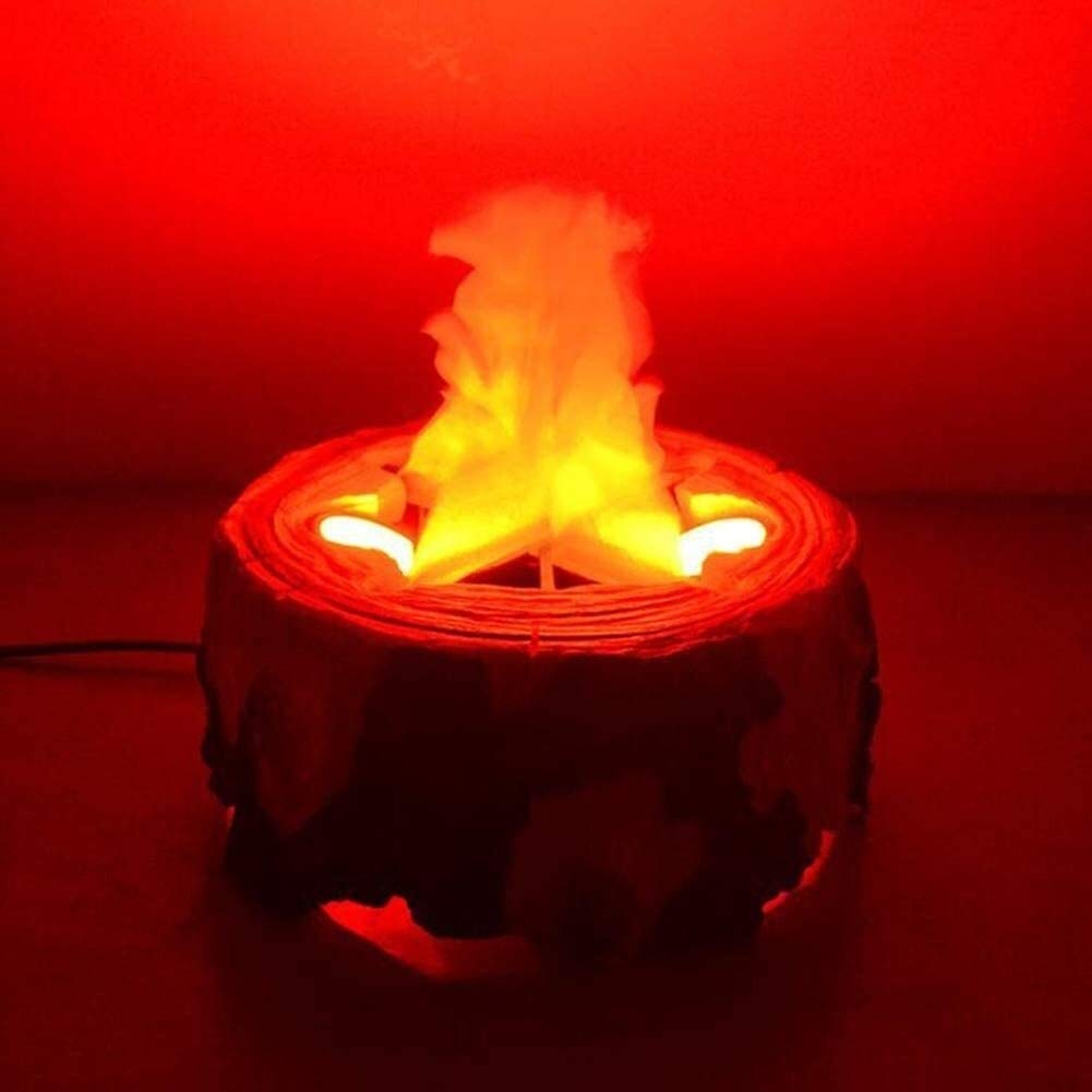 Electric Wooden tree stump Fireplace decor display piece