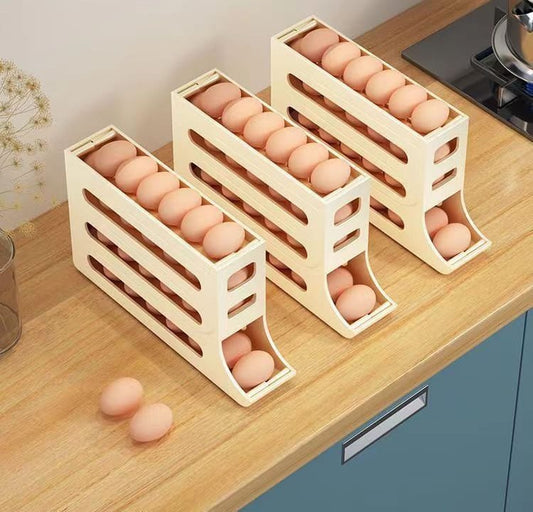 4 layer Rolling egg dispenser / tray