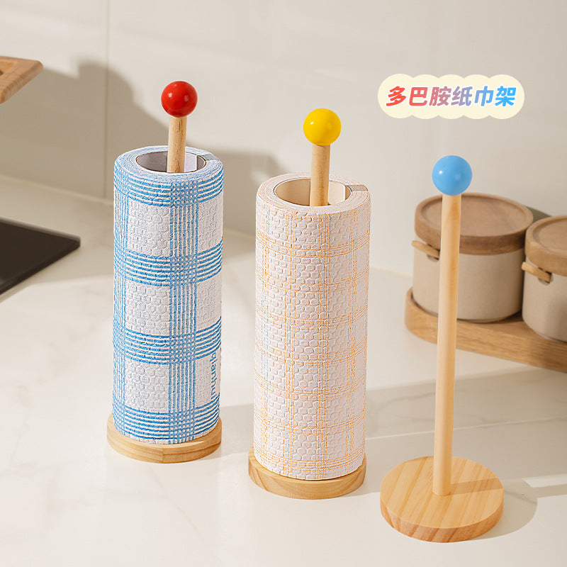 Wooden Kitchen Paper Towel Holder