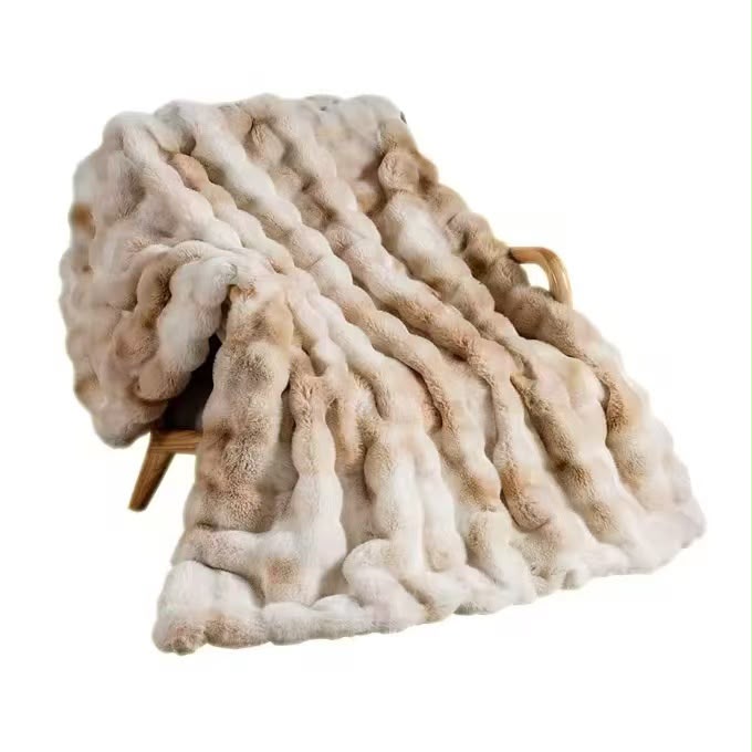 Luxury Faux Fur Throw Blanket