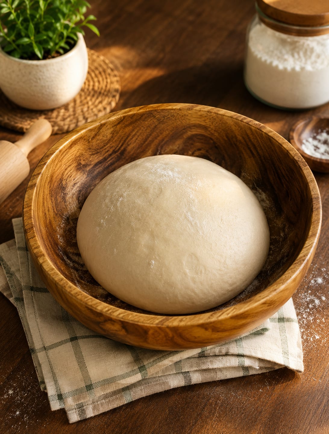 12 INCHES WOODEN CRAFTED BOWL