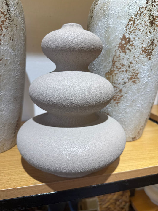 Stone Petal Vase
