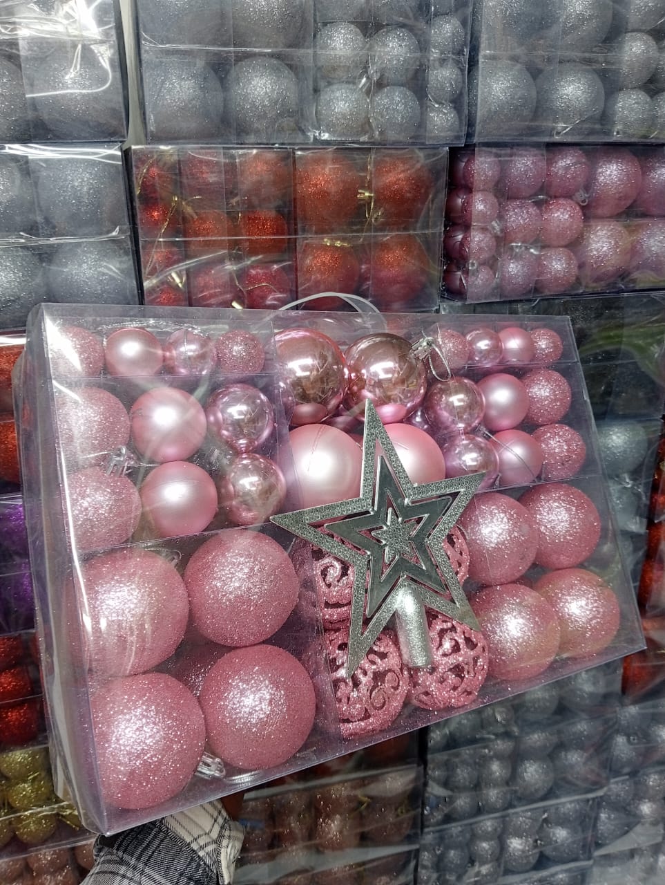 101 Pcs Christmas tree decor balls Set