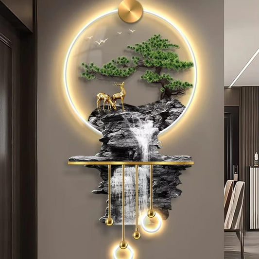 Luxury 3D Waterfall Wall Art