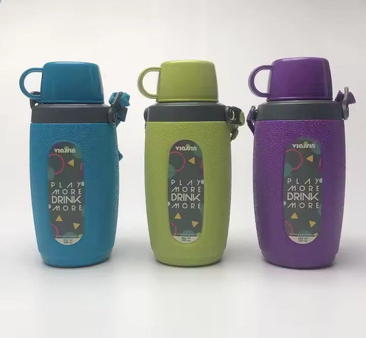Kettle design water bottle unbreakable 580ml high-quality, BPA-free plastic, Large Capacity Children's Student Kids Sports Water Bottle Outdoor PE Cold Water Bottle