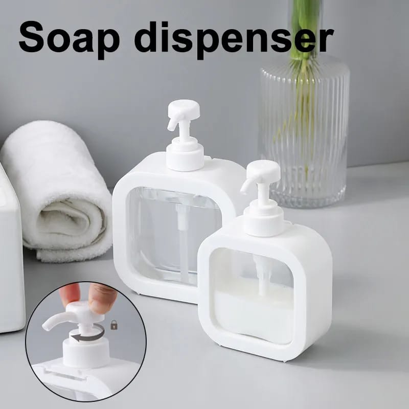 Refillable soap pump
