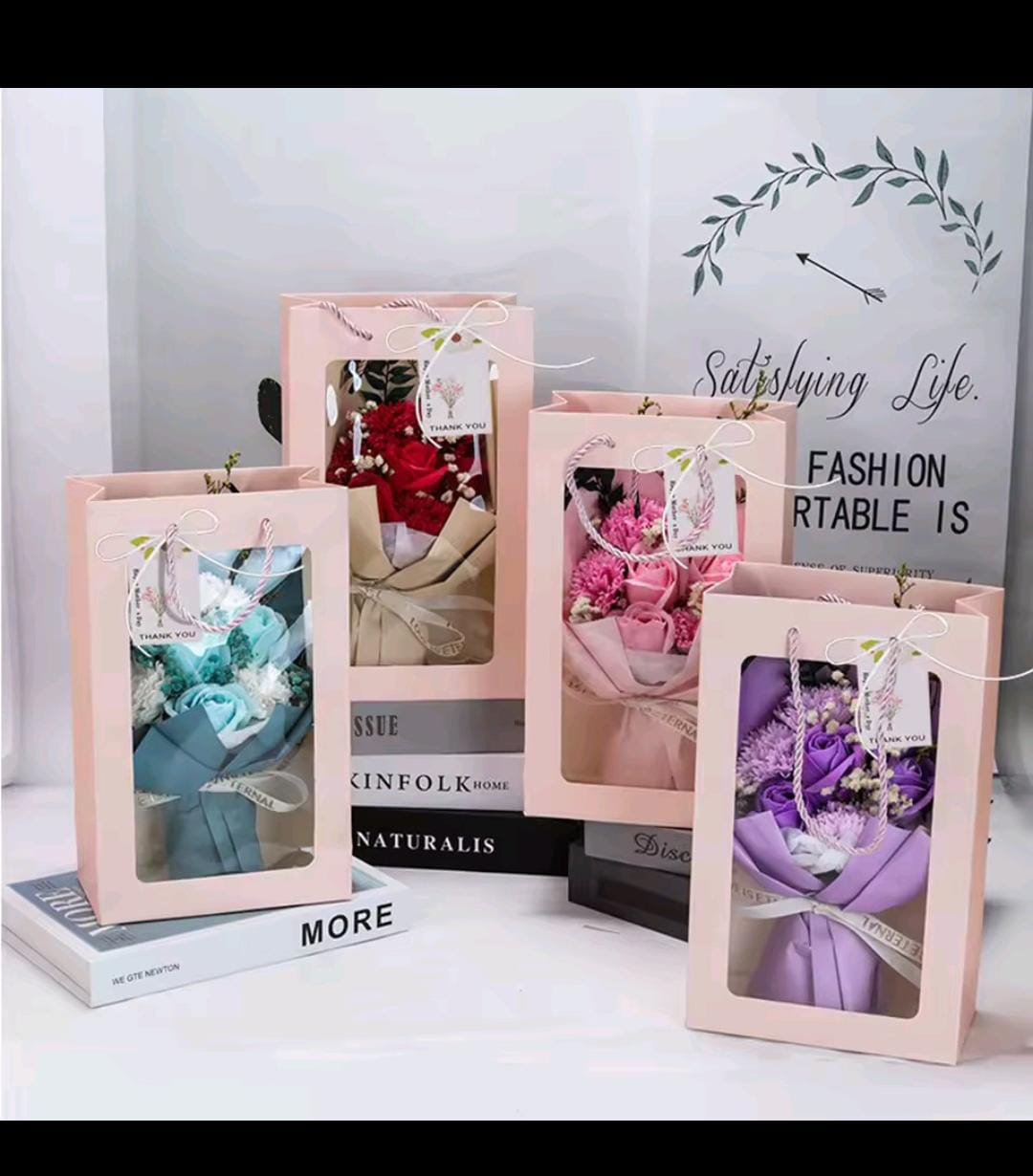 Scented  Flower Bouquet Valentines Day Gift Anniversary Gift