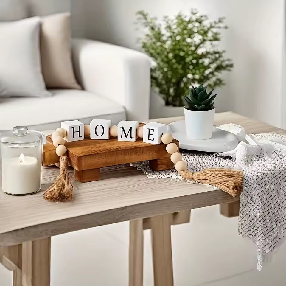 Natural-Color Bead + 12cm Tassel    60cm  ( HOME)
