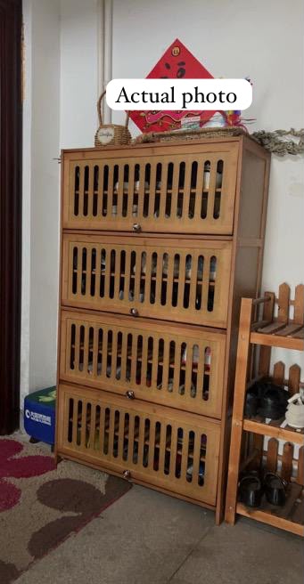 9Layer Bamboo Shoe Rack/Storage Cabinet