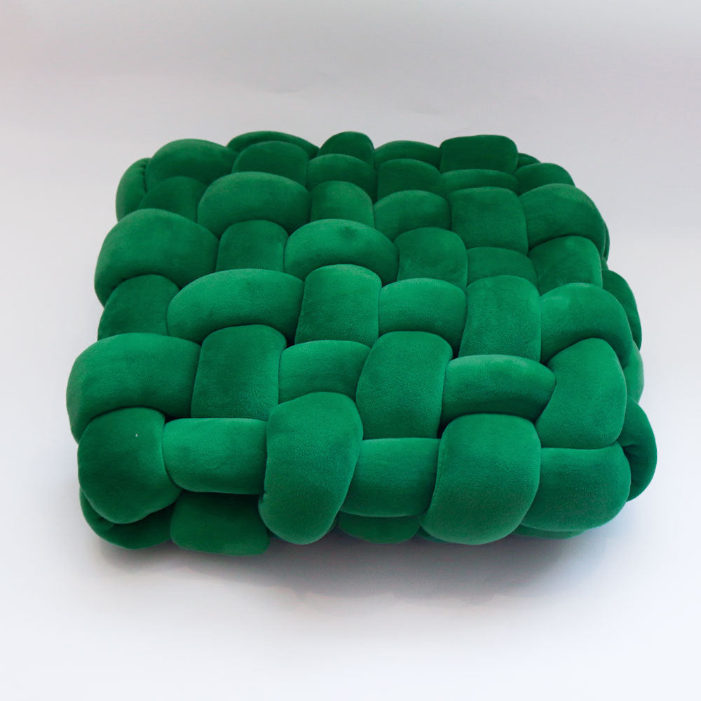 Scandinavian Ins Cushion Woven Pillow Square Plush Home Cushion Sofa Cushion Decorative Bay Window Cushion