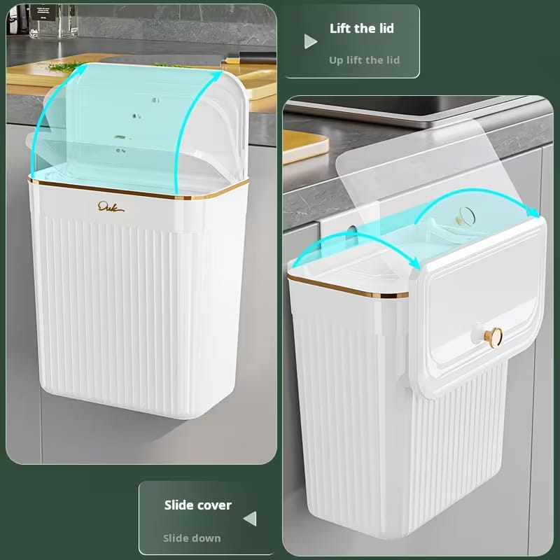 Wall-Mounted Kitchen Waste Bin
