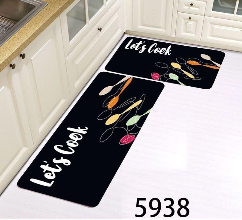 2 pcs Kitchen rubber Mats