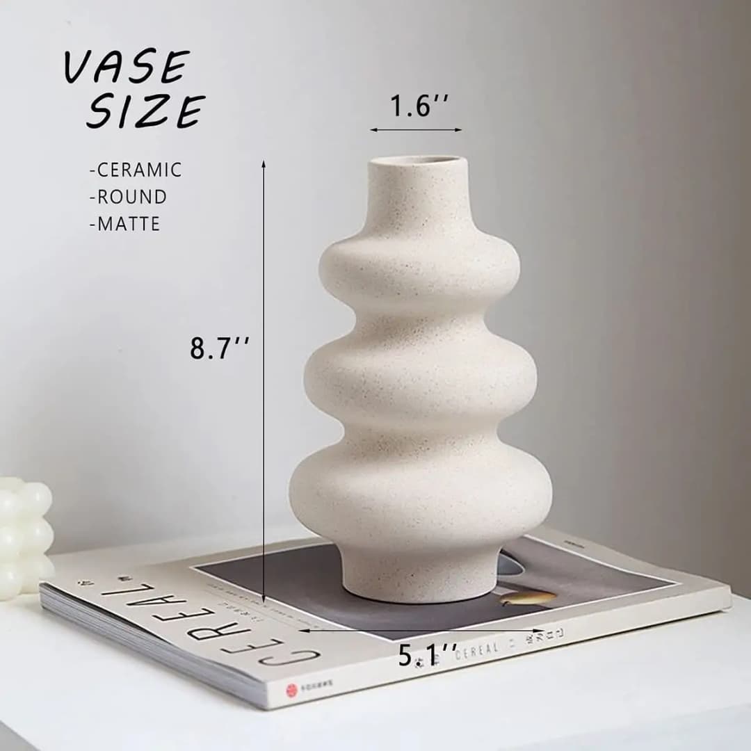 Modern Minimalist Spiral Shaped Home Decorative Flower Vase