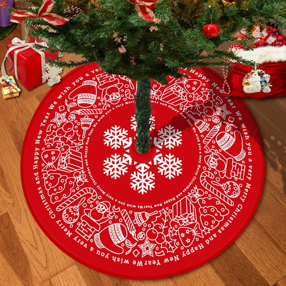 Flakes Christmas skirt 120cm