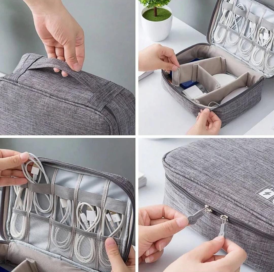 Large Capacity Storage Bag  / Cable Organizer and Electronics Organizer