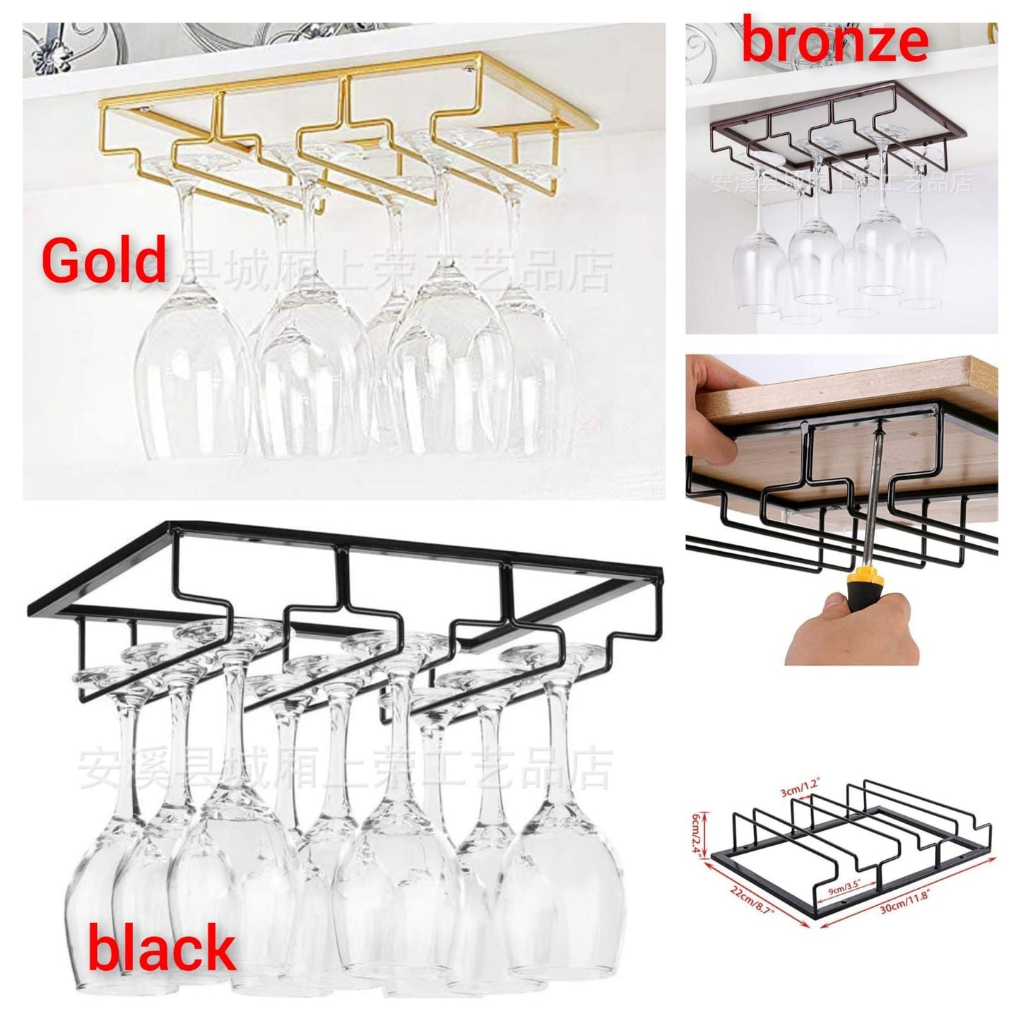 Mountable Creative Wine Glass Rack