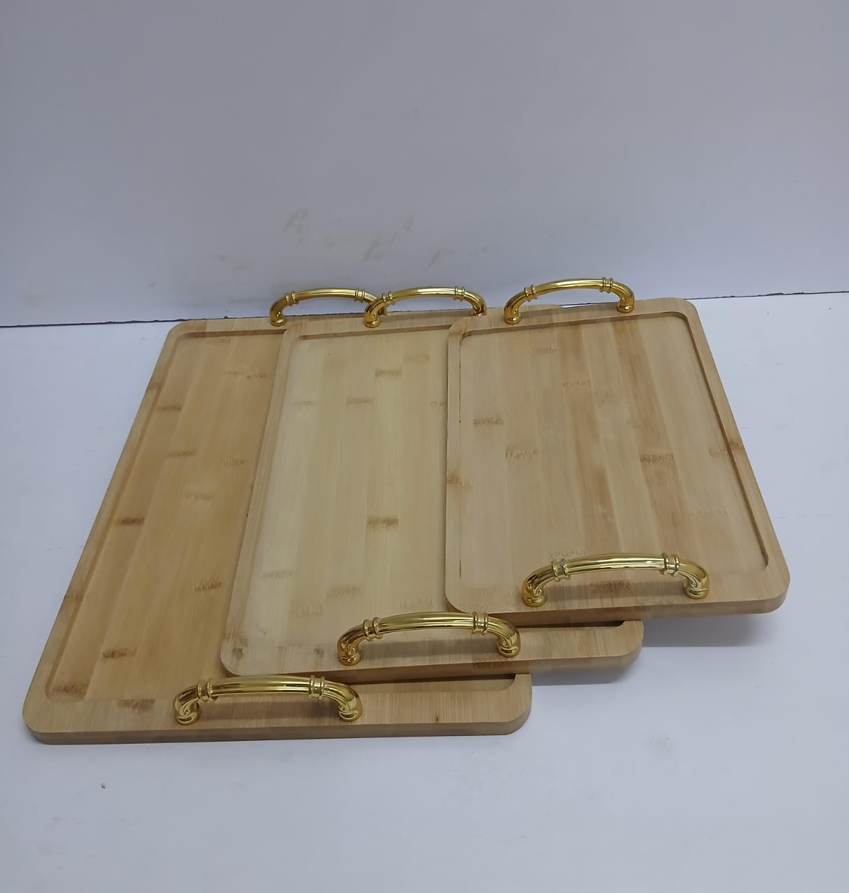 3 in 1 bamboo serving tray