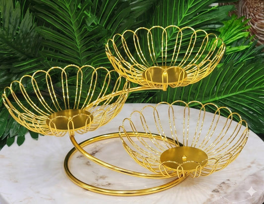 3tier Gold fruit rack