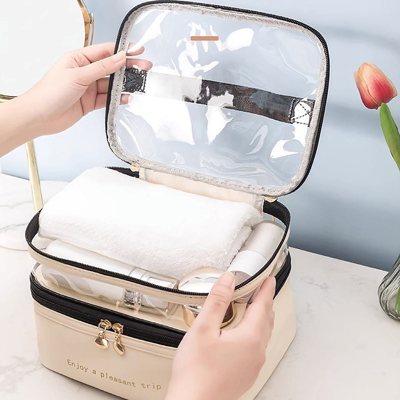 Double Layered Waterproof Toiletries Bag/Cosmetics Bag