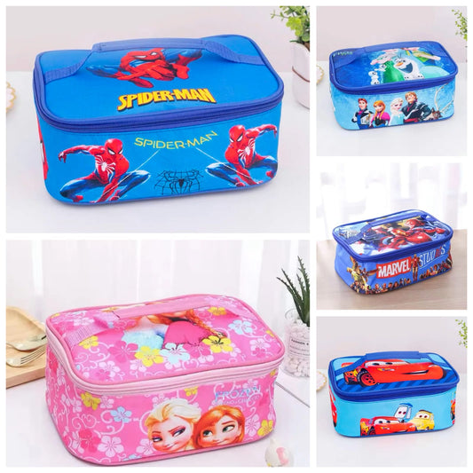 Cute Disney cartoon kids lunch box bag