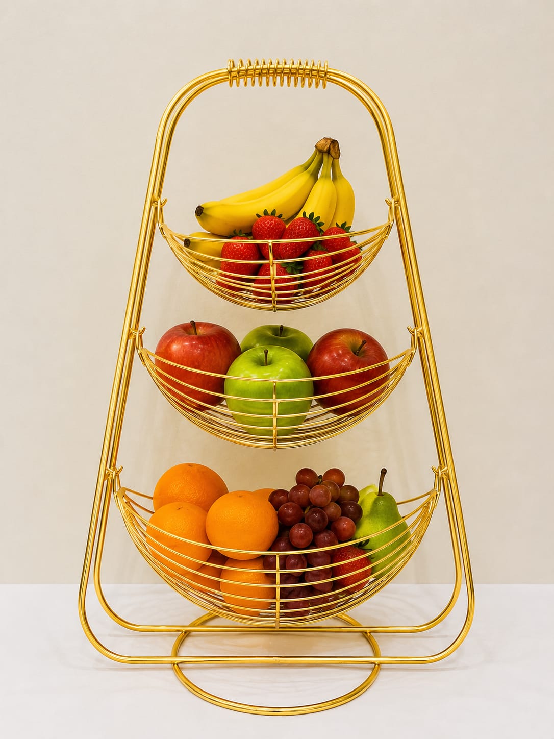3tier Gold fruit rack