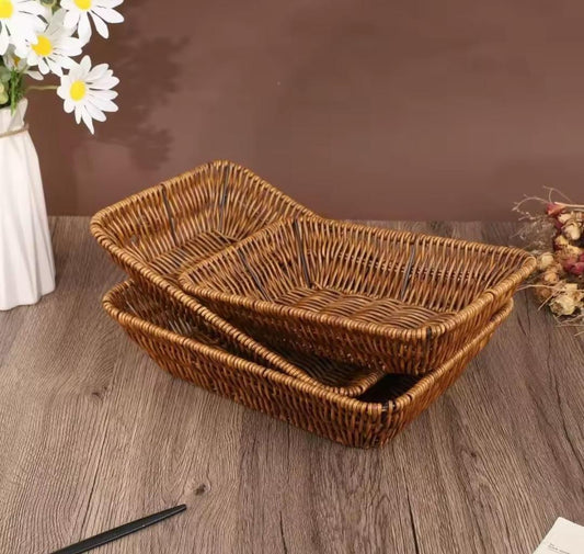 Rattan handmade baskets