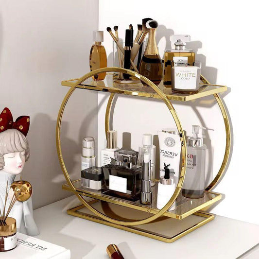 Large capacity cosmetics organizer / desktop perfume organizer / skincare storage box