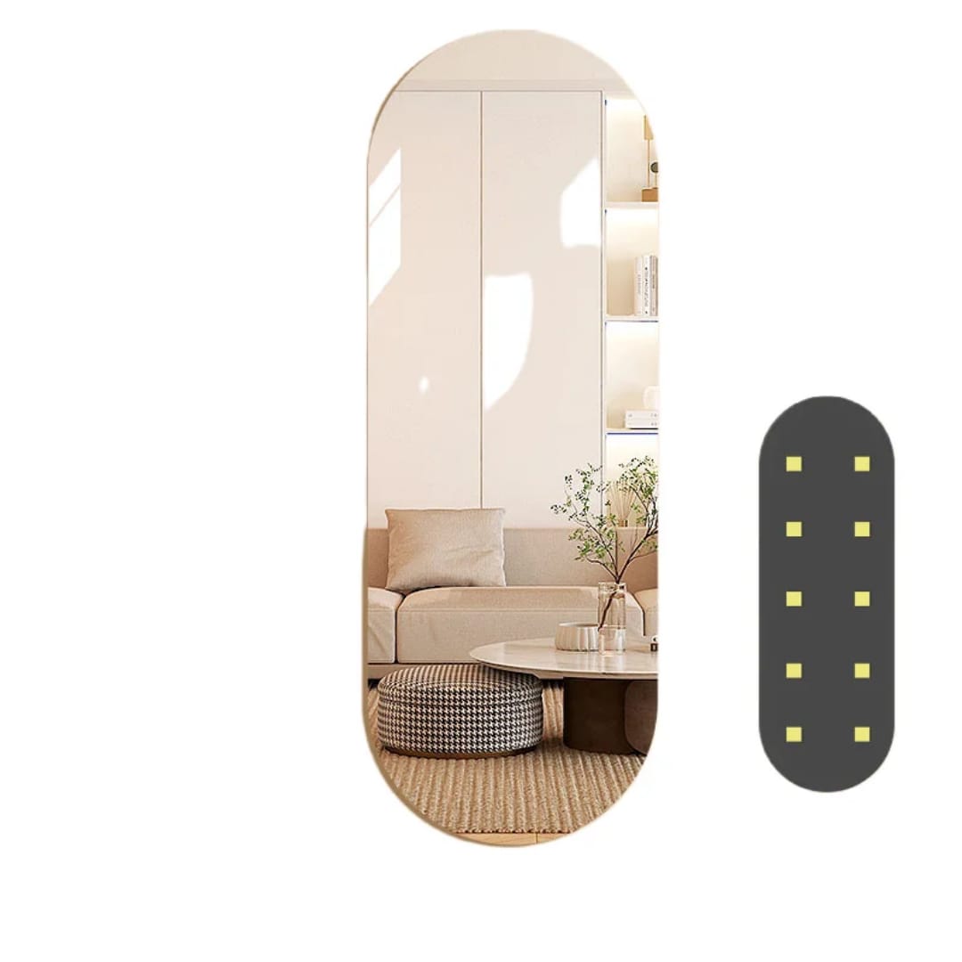 Unbreakable Acrylic Mirror / Self Adhesive Mirrors - Oval