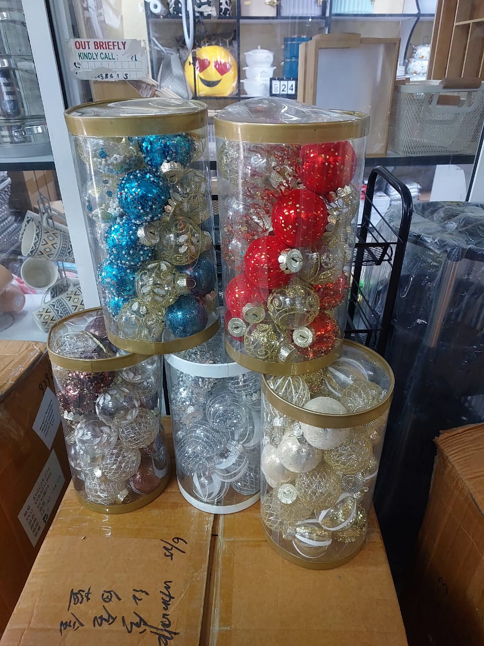 25pcs Christmas baubles